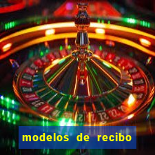 modelos de recibo de pagamento word